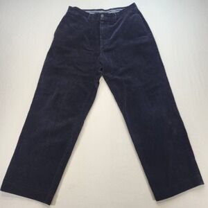 J.Crew Corduroy Pants Mens 34x30 Navy Blue Classic Fit Cotton